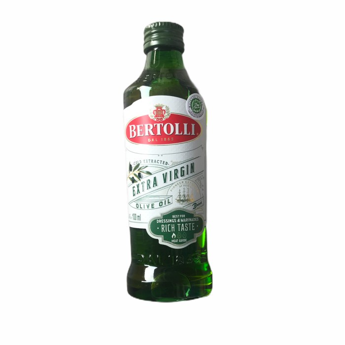 

yang dicari@@@@] BERTOLLI EXTRA VIRGIN OLIVE OIL 100ml