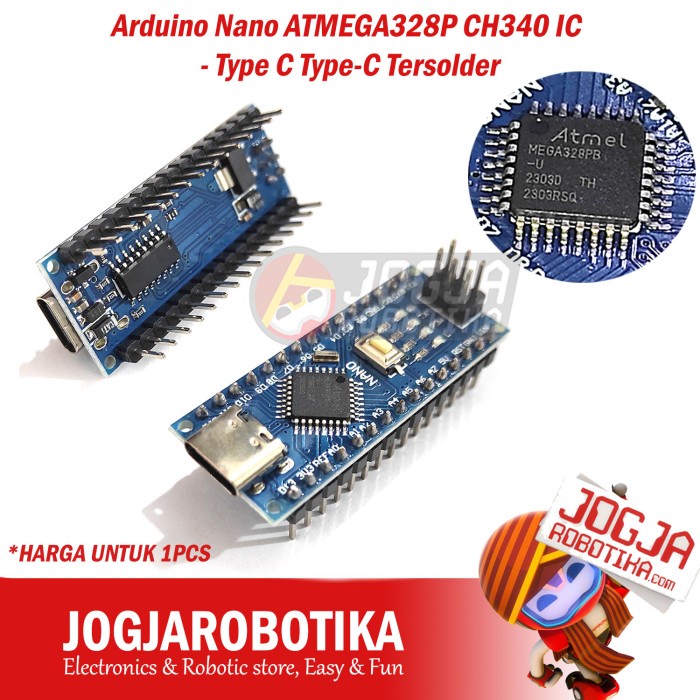 *****] ArduinoO Nano ATmega328P ATmega328PB CH340 IC Type C Type-C Tersolder