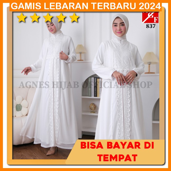 Gamis Lebaran 2024 Terbaru Jumbo Abaya Import Premium Abaya Mewah Elegan Ihram Wanita Set Gamismusli