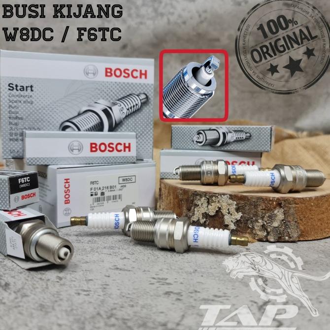 BUSI KIJANG FUTURA CARRY T120SS KARIMUN W8DC SPARK PLUG BOSCH ORIGINAL