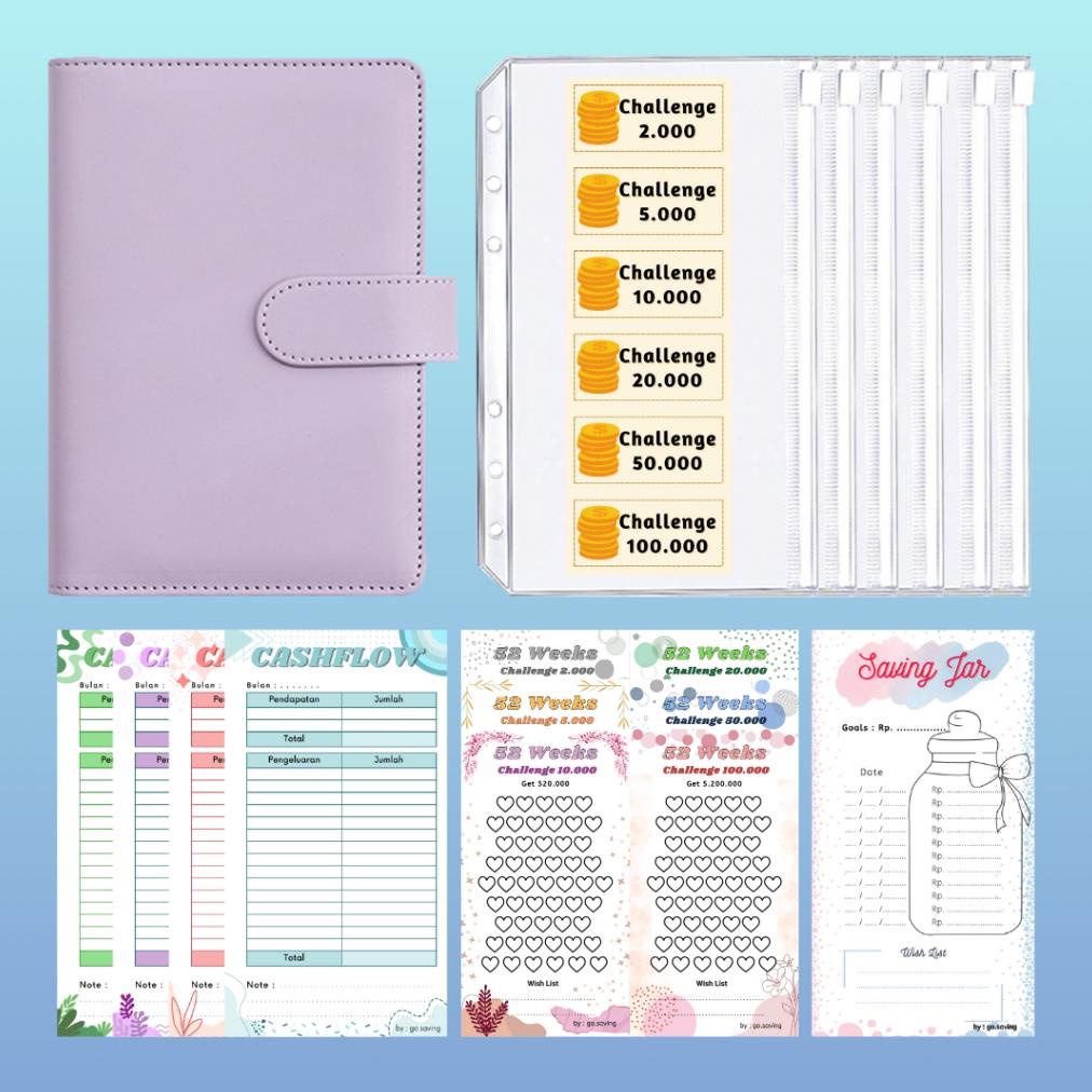 

Terbaru [PART 4] Paket Lengkap Binder Keuangan / Paket Binder Budgeting / Paket Saving Challenge / Paket Tantangan Menabung /PaketBudgeting Viral