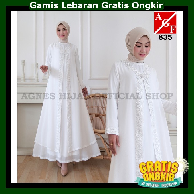 Abaya Pesta Mewah Elegan Gwmis Pengajian Murah Impor Gemis Muslim Terbaru Termurah Abaya Dewasa Lena