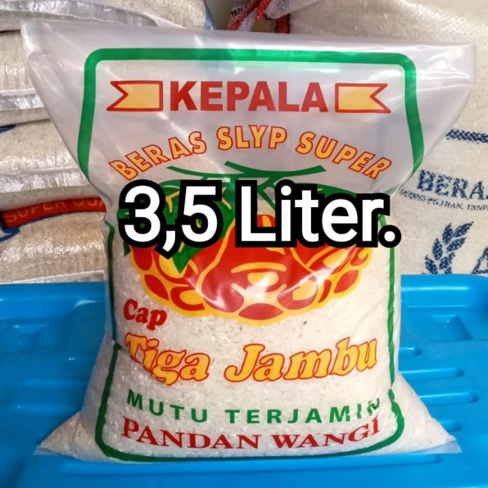 

Asli Panwangi Cap Tiga Jambu 3,5 Liter Zakat Fitrah.