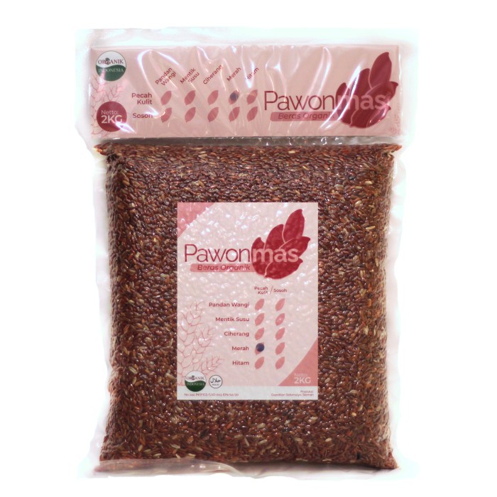 

Pawonmas Merah Organik Pecah Kulit2Kg