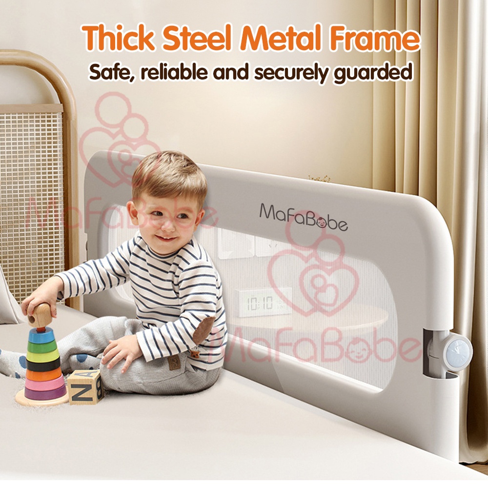 Rel Tempat Tidur Lipat, Pagar Tempat Tidur Bayi, Rel Gaman Tempat Tidur Anak Bayi, Pagar Gaman Bayi,