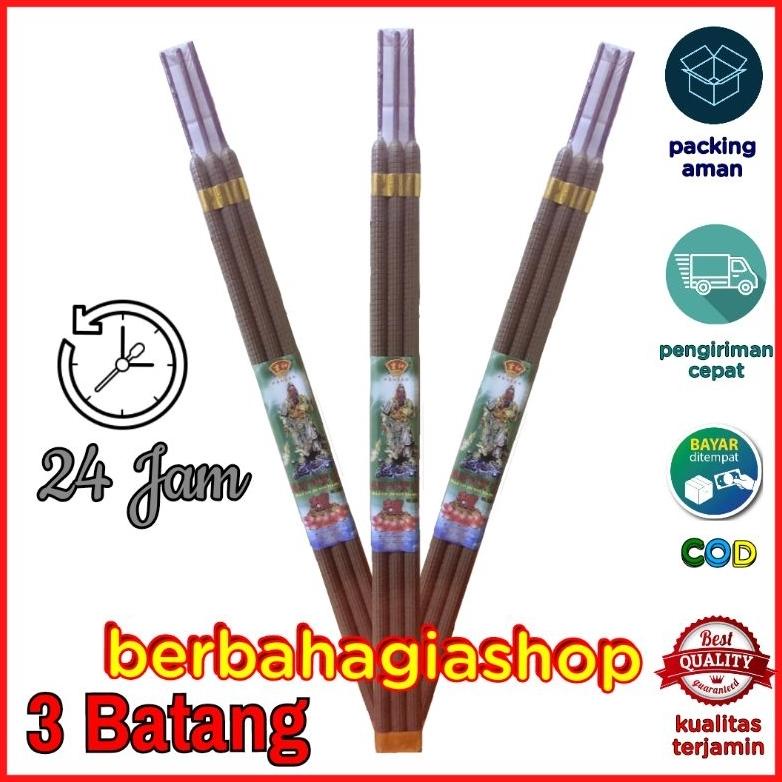 COD Hio Dupa 24 Jam Ada 3 Warna Merah Hitam Dan Coklat (Putih) Isi 3 Batang Samkai Ulir Stik Besar W