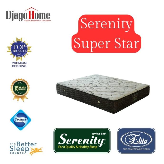 Kasur Spring Bed Serenity SUPER STAR Size 120x200