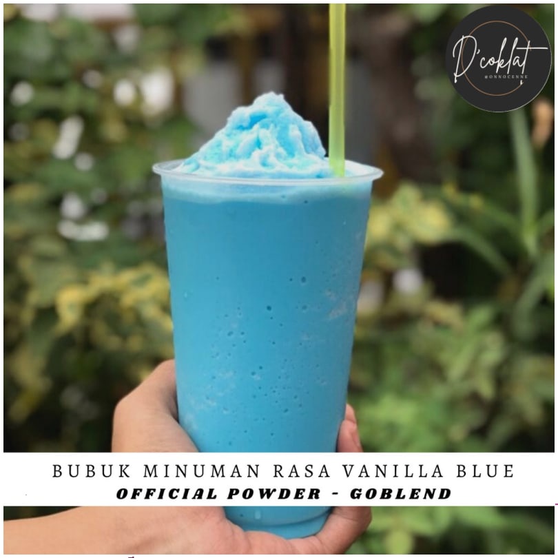 

Bubuk Minuman / powder rasa VANILLA BLUE 1Kg