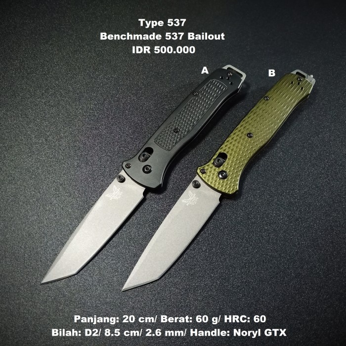 Pisau Outdoor Benchmade 537 Bailout