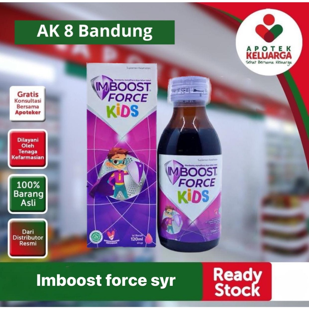 Imboost Force Kids Sirup 120ml #suplemenanak #murahlebay- APOTEK LEGAL