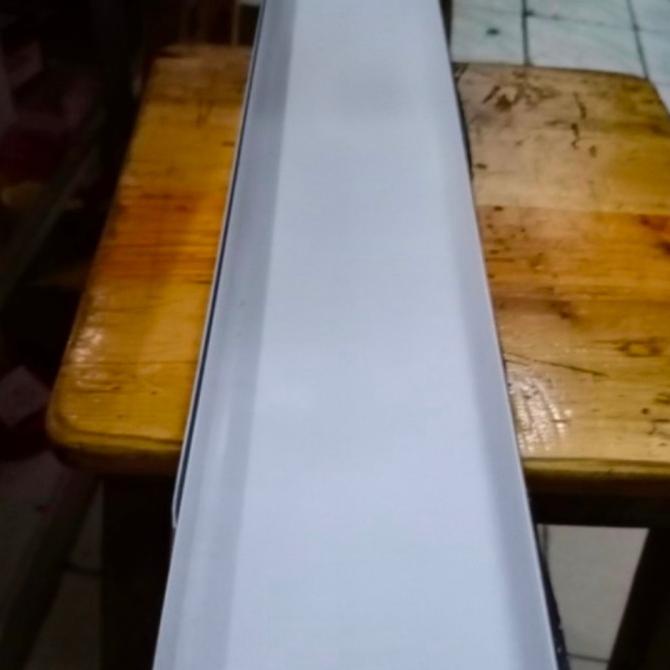 jual LIS U ALUMINIUM/HEATSINK ALUMINIUM 10CMX2CMX2CM PANJANF 100CM PUTIH