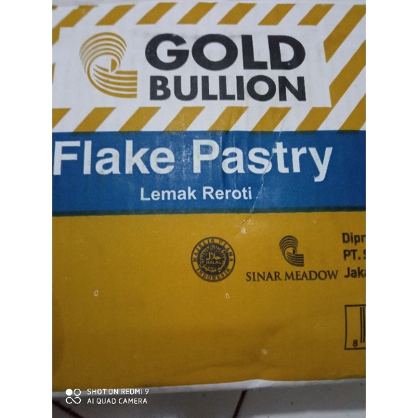 

Gold Bullion Flake Pastry 1Kg Korsvet Korvet