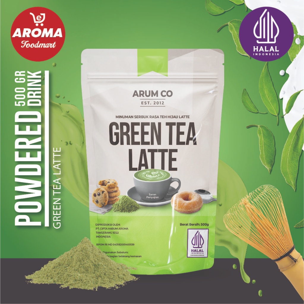 

Arum Co Bubuk Matcha Latte 500Gr / Serbuk Green Tea Latte Powder