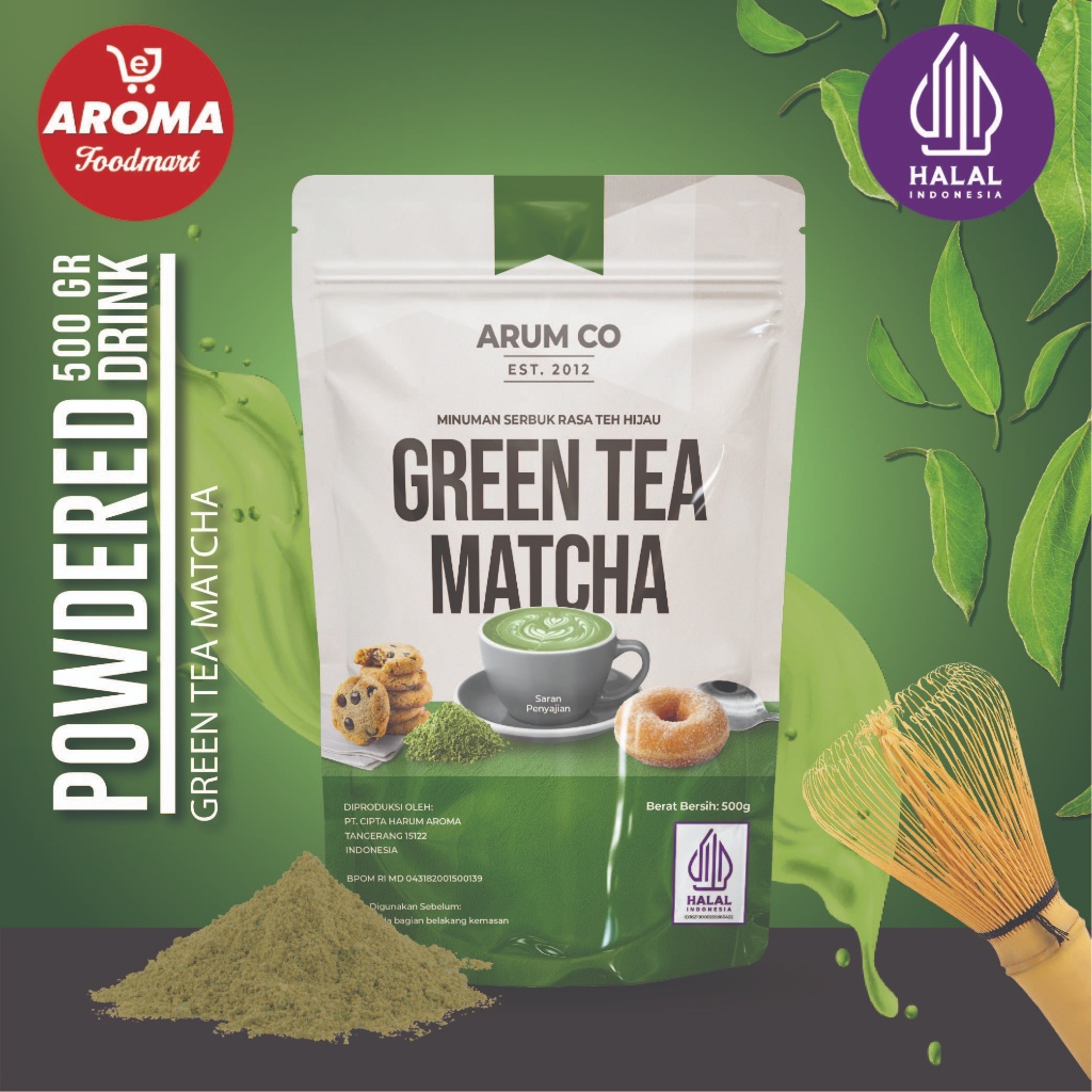 

Arum Co Bubuk Matcha Green Tea 500Gr / Bubuk Green Tea Matcha Powder