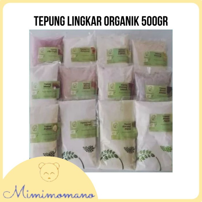 

Tepung Mpasi Lingkar Organik Merah/Coklt/Hitam/Putih/Kcg Hijau/K