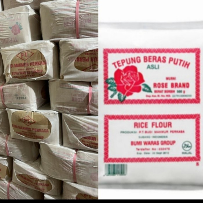 

Tepung / Tepung Ketan Rose Brand 500Gr