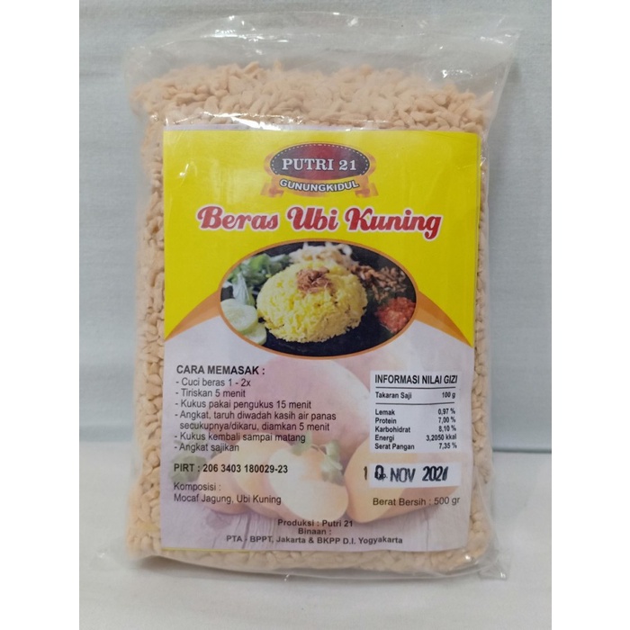 

Ubi Kuning - Mocaf - 500 Gr