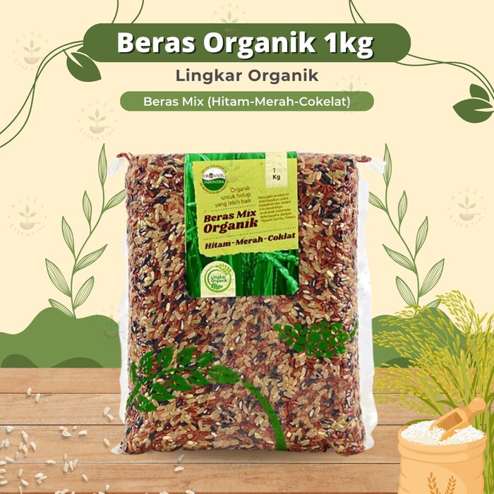 

Lingkar Organik Mix Organik Hitam - Merah - 1 Kg