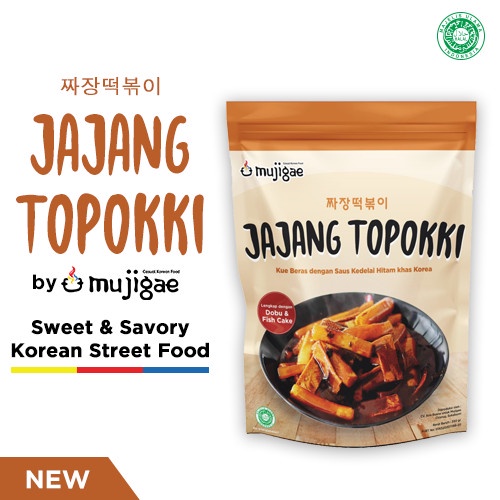 

Mujigae Jajang Topokki - Kue Dengan Saus Kedelai Hitam 350 Gr