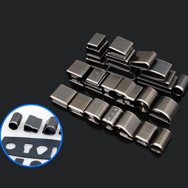 

24 Pcs Hollow Hole Space Cutter Punch Set Handmade Leather Punching Alat Pembolong Kulit Handmade Diy Bahan Baja Best Seller