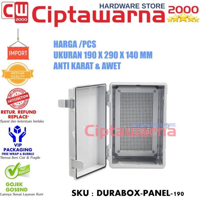 Sale Terlaris !!! Box Panel Plastik Listrik 190X290X140Mm Junction