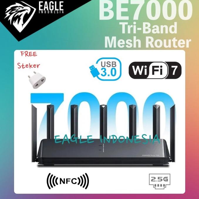 Terlaris Ax7000 Gigabit Dual Wan Tri-Band Wifi 6 Mesh Router Wifi With Usb 3.0