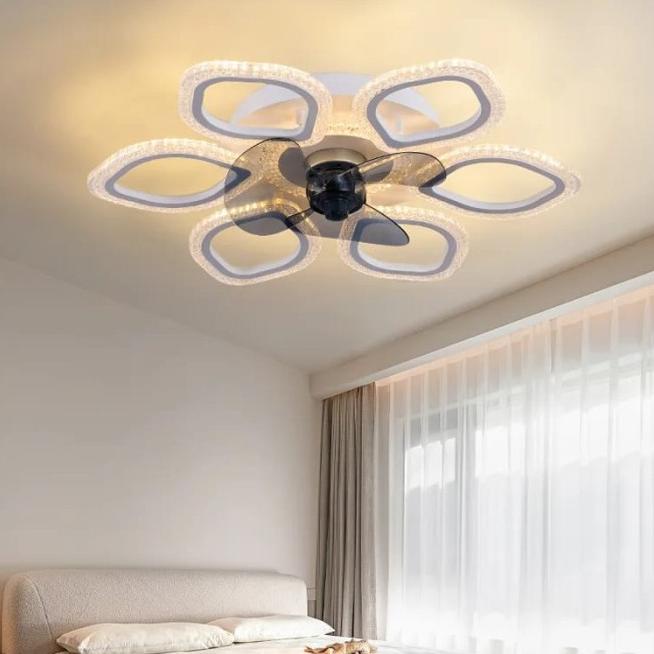 LAMPU HIAS PLAFON RUANG TAMU MEWAH + KIPAS ANGIN / LAMPU LANGIT LANGIT |Readystock