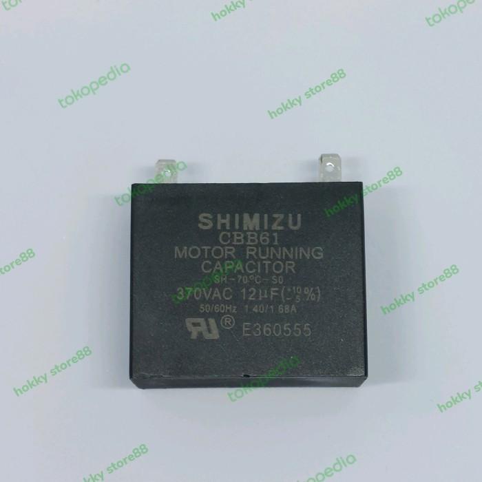 Kapasitor Kotak Pompa Air Shimizu 12Uf Original Ps 116 Bit 12 Uf 370V