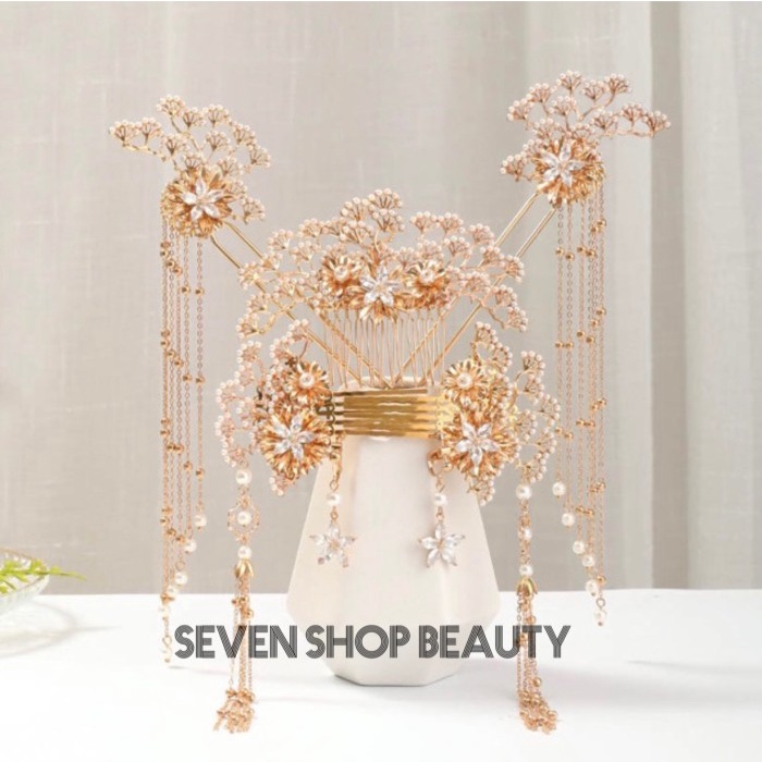 Tusuk Konde Cina Untuk Sangjit/ Pesta/ Wedding/ Aksesoris Rambut Pesta