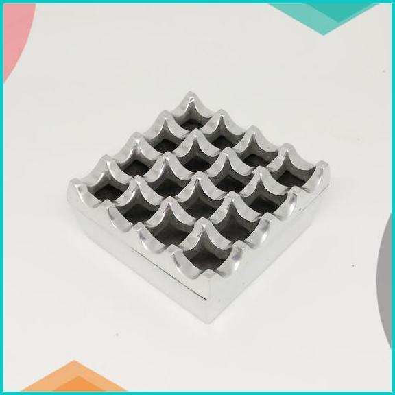 Asbak Ashtray Rokok 16 lubang - Aluminium 16novz3 suku cadang