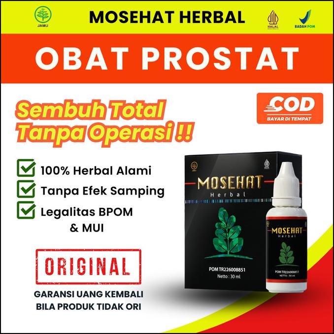 MOSEHAT Herbal Obat Prostat Bengkak Ampuh Original