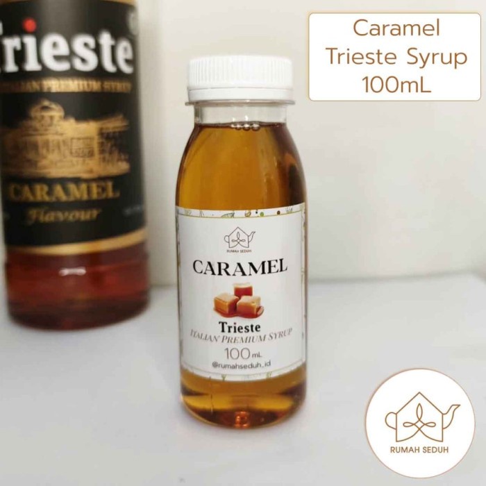 

100mL Sirup Karamel Trieste Italian Syrup Caramel Latte Machiato Syrup