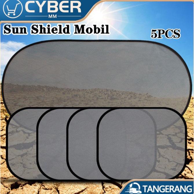 Tirai Pelindung Panas Matahari Anti Uv Mesh Untuk Kaca Jendela Mobil