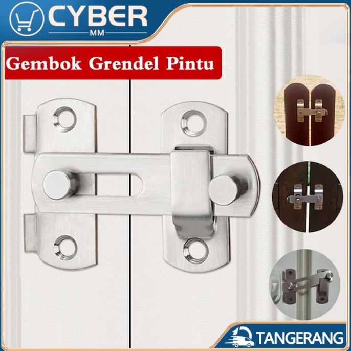 Grendel Slot Pintu / Kunci Geser Pintu / Grendel Kait Cantol