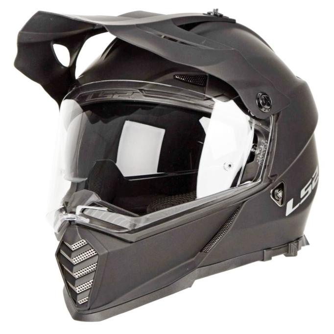 Helm Ls2 Mx436 Pioneer Evo Matt Black