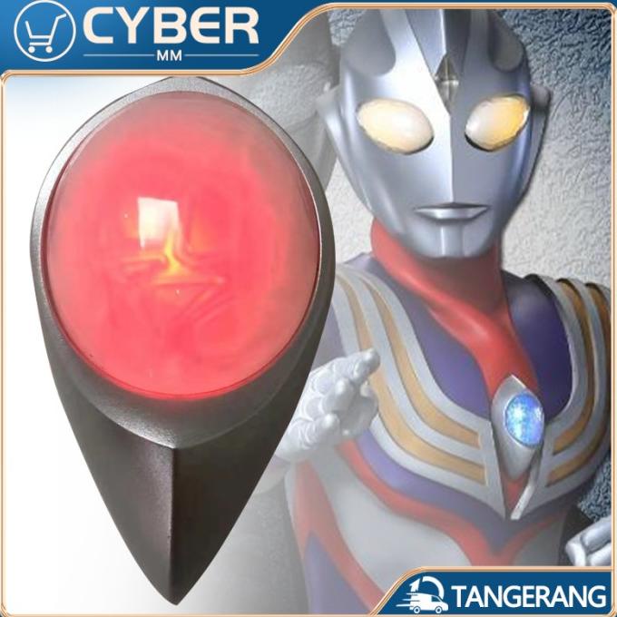 Ultraman Tiga Chest Light Timer / Color Timer Dengan Suara dan Lampu
