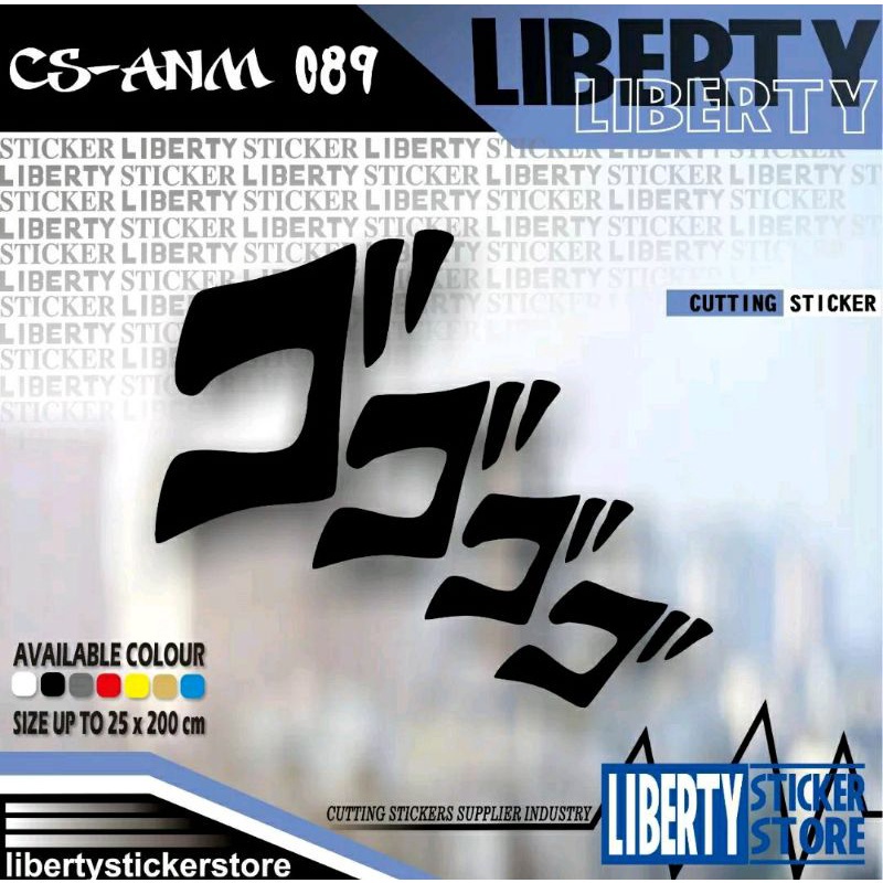 Cutting Sticker Jojo  Bizzare Adventure Menancing | Cutting Stiker Jojo Bizzare Adventure Menancing