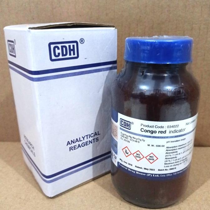 

Congo Red Indicator , 100G Cdh