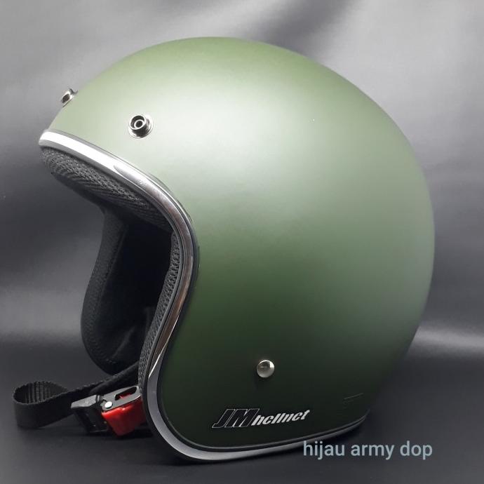 Helm Retro Bogo Sni List Crom Jm Original