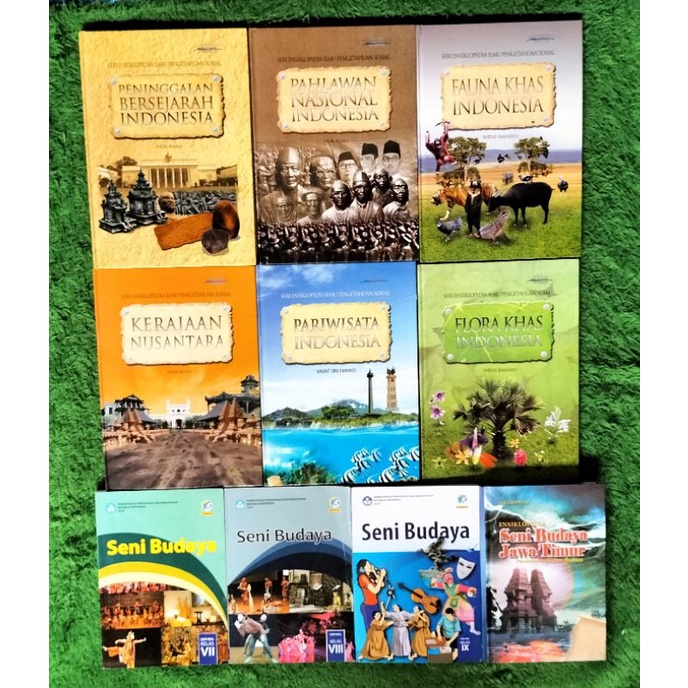 ORIGINAL BUKU SENI BUDAYA KELAS 7 8 9 SMP ENSIKLOPEDIA PENINGGALAN BERSEJARAH INDONESIA PAHLAWAN NAS