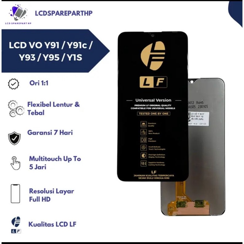 Lcd Vivo Y91 / Y91C / Y93 / Y95 ORI