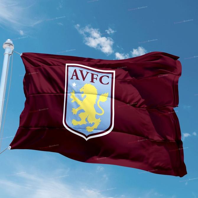 Bendera Liga Inggris Aston Villa F.C - 90x135cm