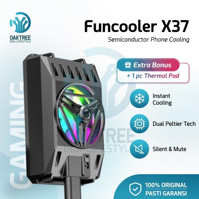 Funcooler X37 Fan Cooler Radiator Pendingin Hp Cooling Fan Gaming