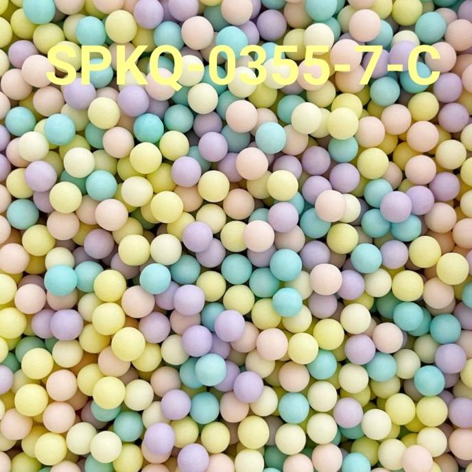 

GR-SPKQ-0355-7 Sprinkle springkel sprinkles 250gr mutiara telur pastel