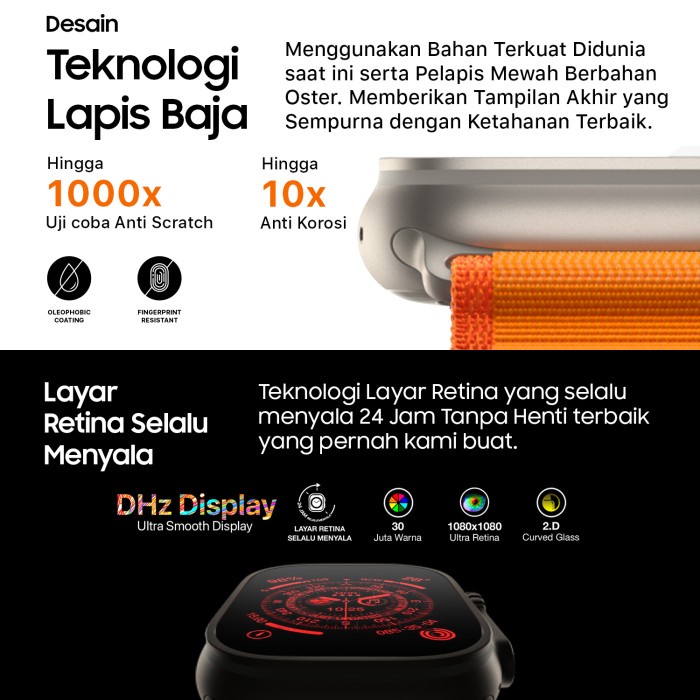 NEW BUDZ FORSA SMARTWATCH WATERPROOF HEART RATE BLOOD PRESSURE OXYGEN EKG ORIGINAL TERBARU