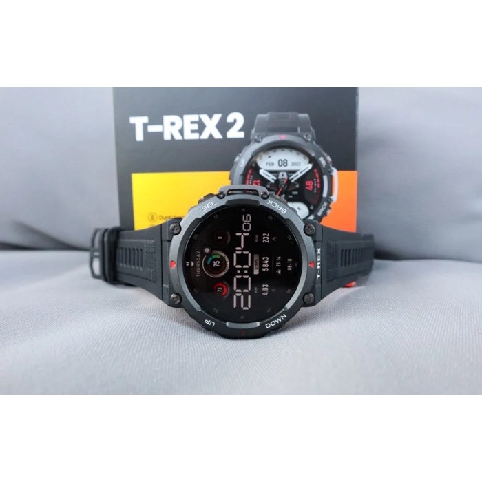 NEW AMAZFIT T-REX 2 SMARTWATCH AMOLED GPS SPORTS TREX ORIGINAL RESMI ORIGINAL TERBARU
