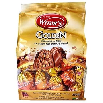 

PROMO !! WITOR'S GOLDEN HAZELNUT CRISP CEREAL CHOCOLATE - COKLAT IMPOR