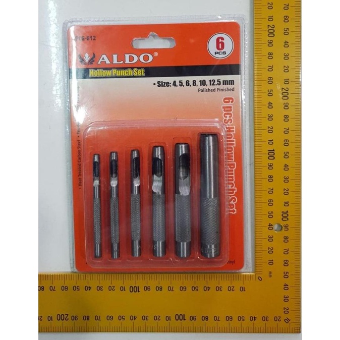 

Aldo Plong Set Jason Isi 6 Pcs Hollow Punch Alat Pembuat Lubang