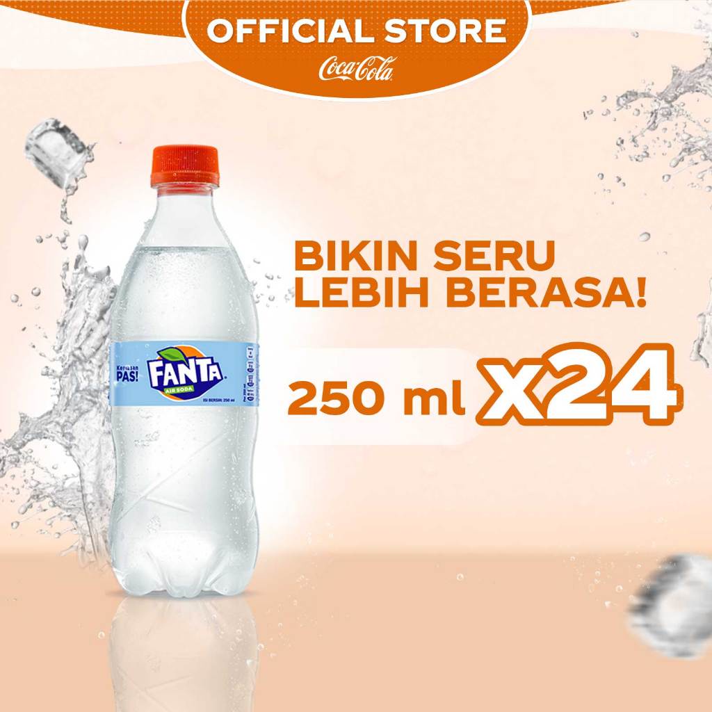 

Fanta Air Minuman Soda - Botol 250ml x 24pcs