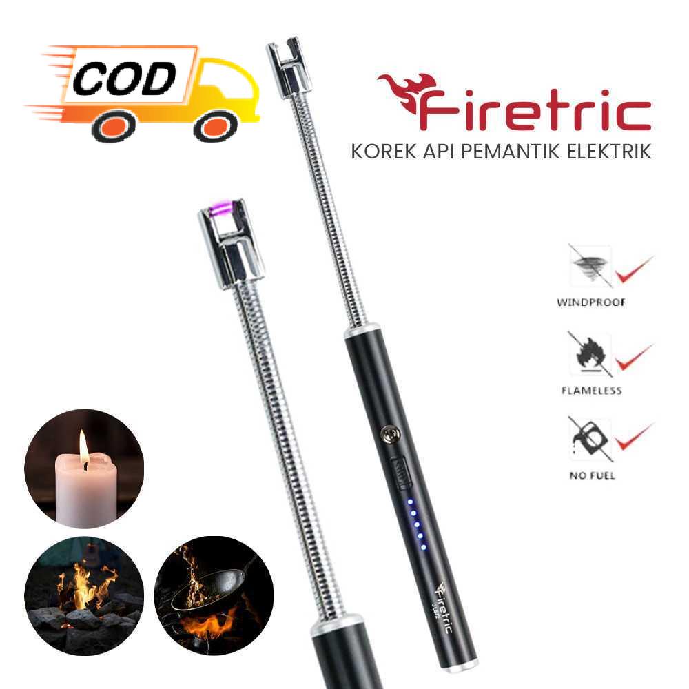 Korek Api Unik Elektric Rechargeable Micro USB Pemantik Camping Outdoor Dapur